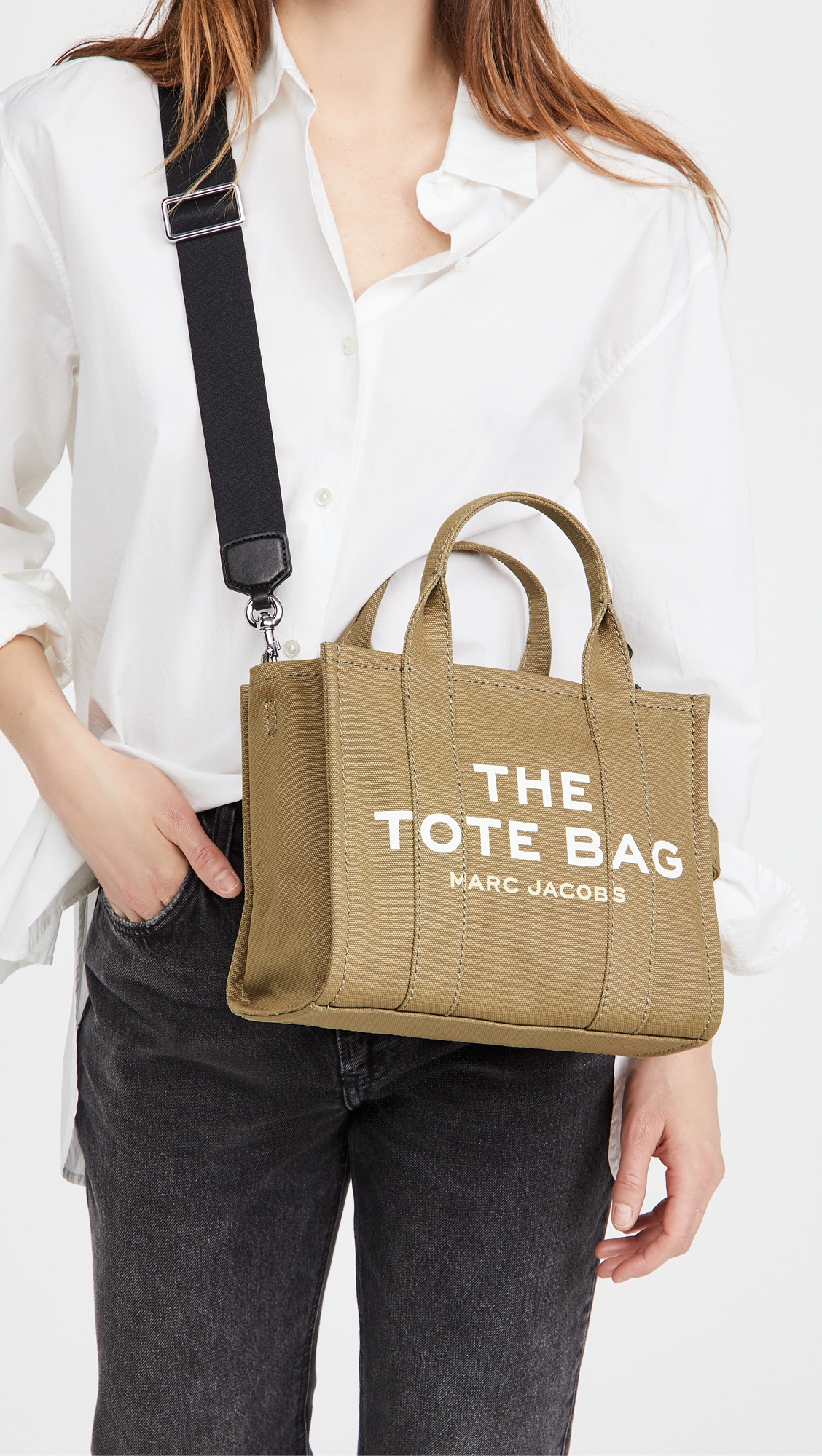 【関税込み】The Small Tote - Marc Jacobs - Cotton - Printed Tote Handbags | Marc Jacobs