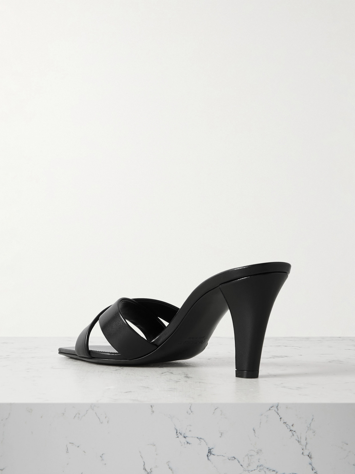 Jill Leather Mules - 3