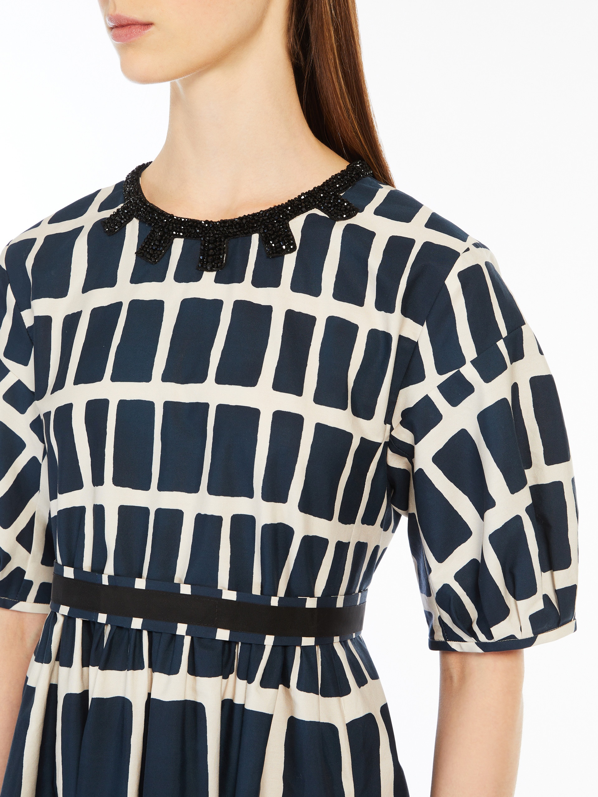 NERINA Midi dress in printed poplin - 5
