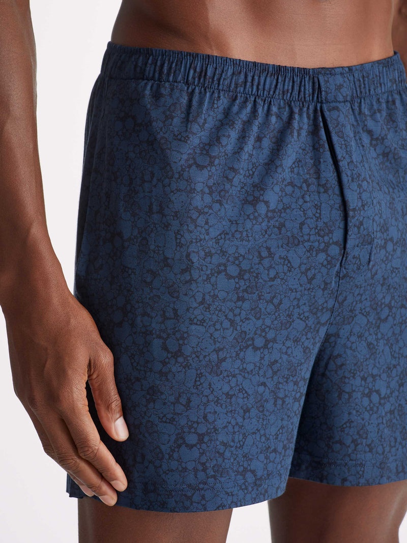 Men's Short Pyjamas London 10 Micro Modal Navy - 5