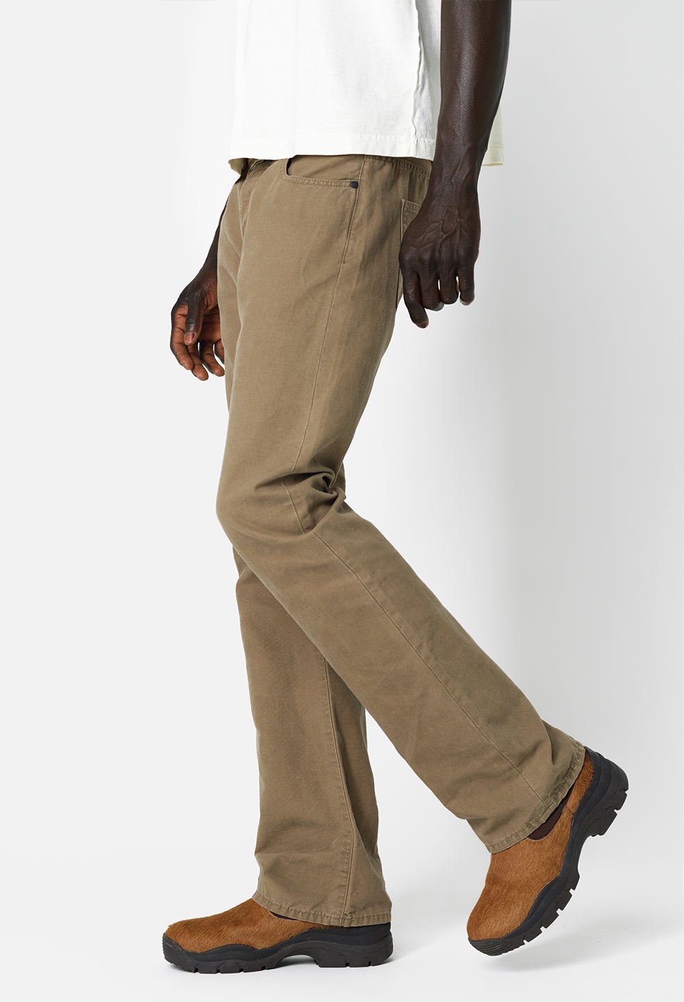 WASHED CANVAS CARIBOU BOOT-CUT - 2