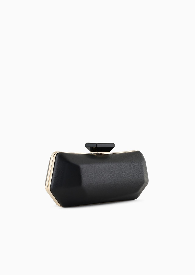 GIORGIO ARMANI Nappa-leather clutch bag outlook