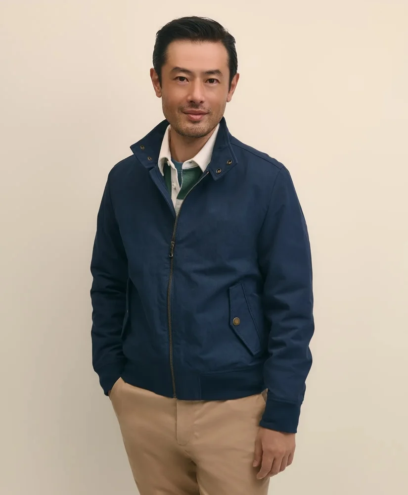 Bomber Jacket in Cotton Blend - 1
