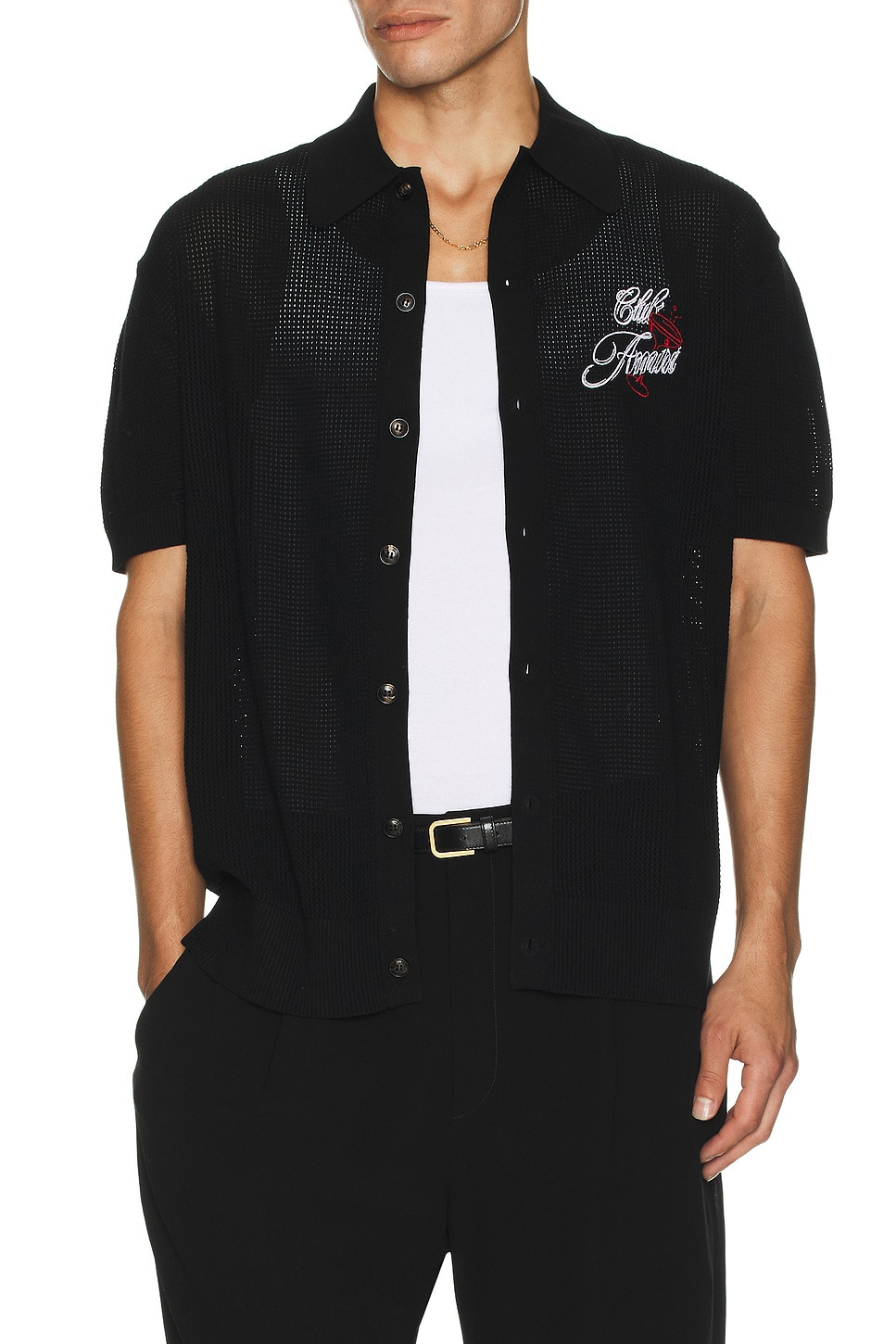 Club Amiri Crochet Shirt - 4