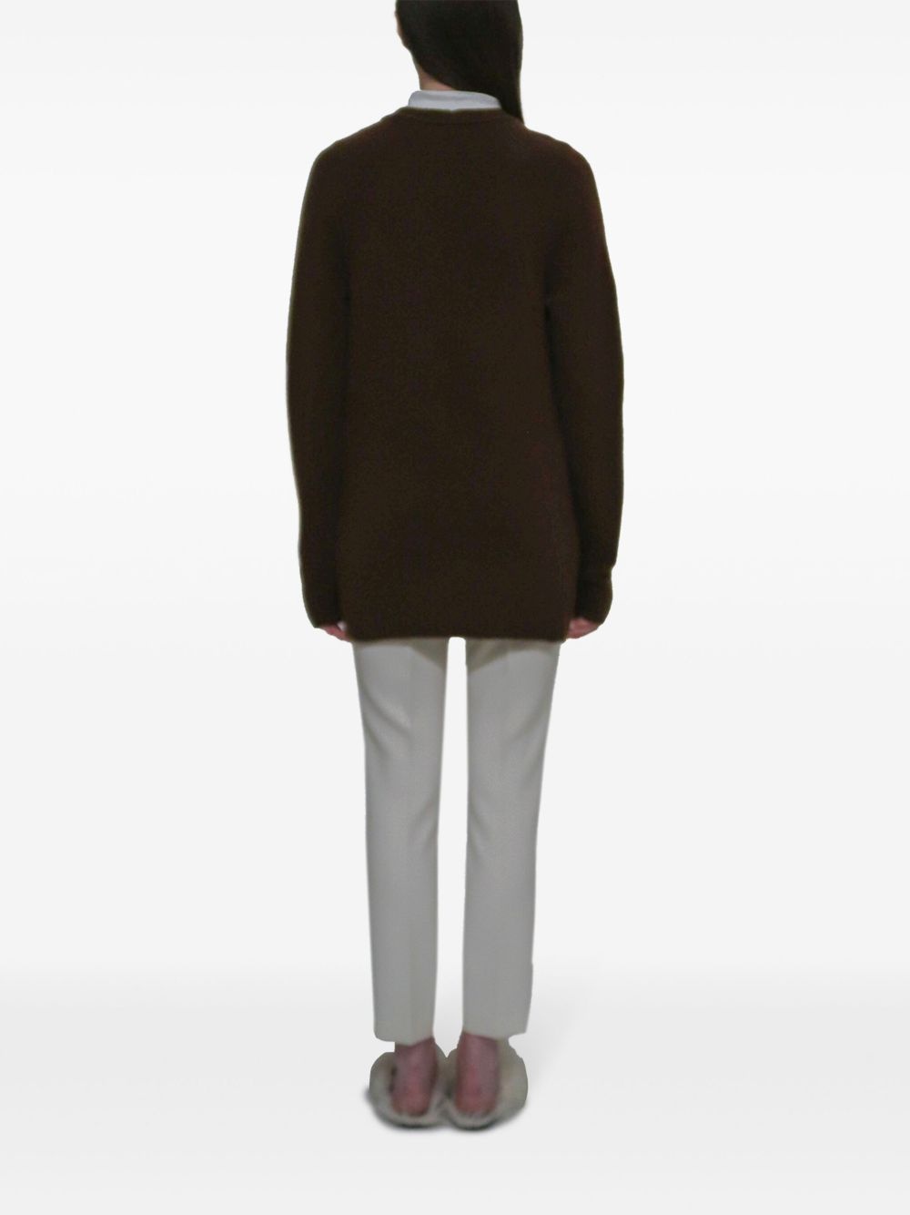 open-front cardigan - 4