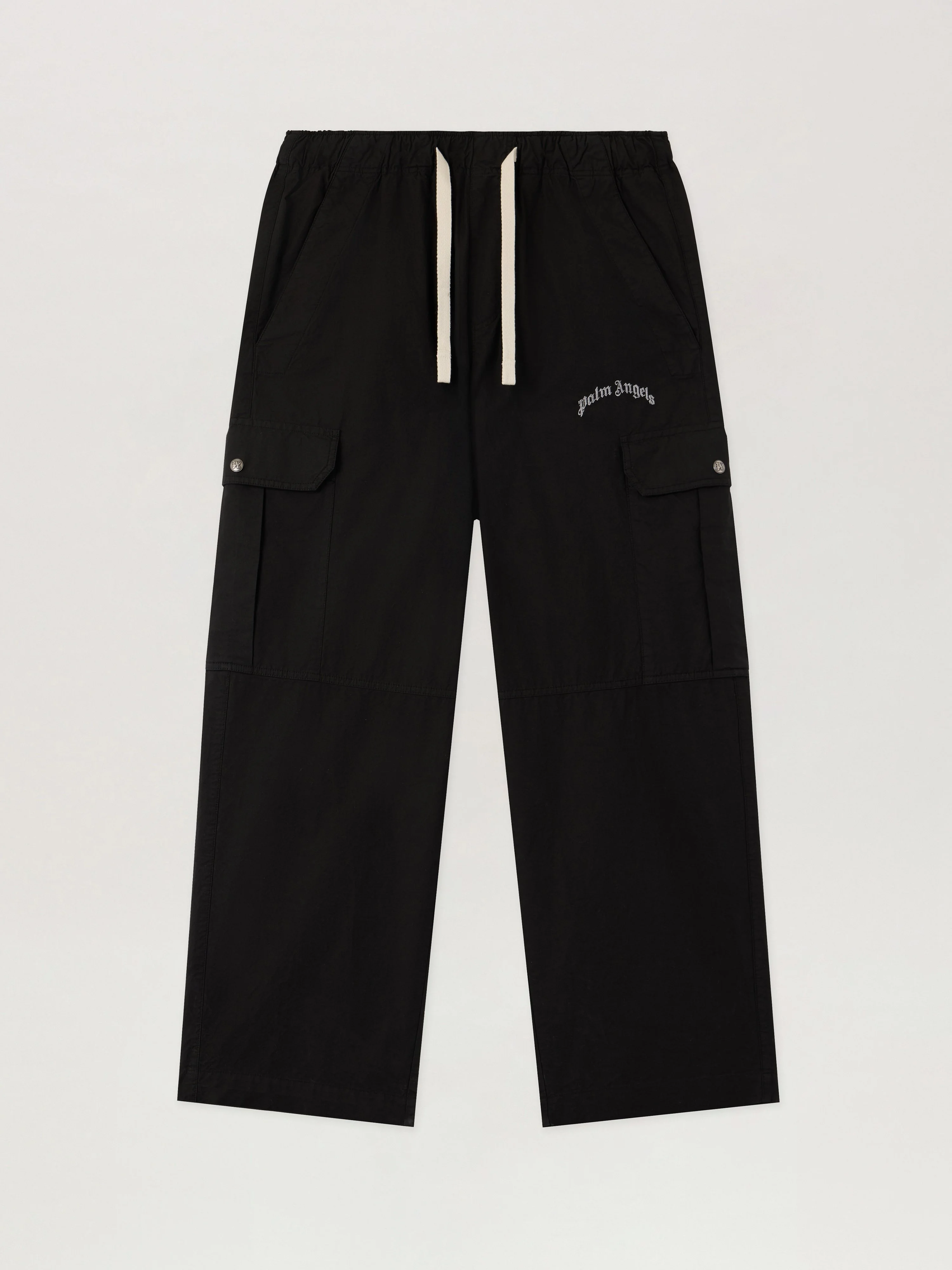 Curved Logo Loose Cargo Pants - 1