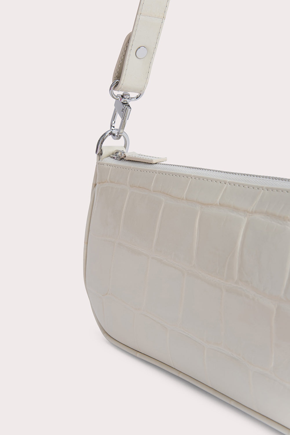 Rachel Cream Maxi Croco Embossed Leather - 5
