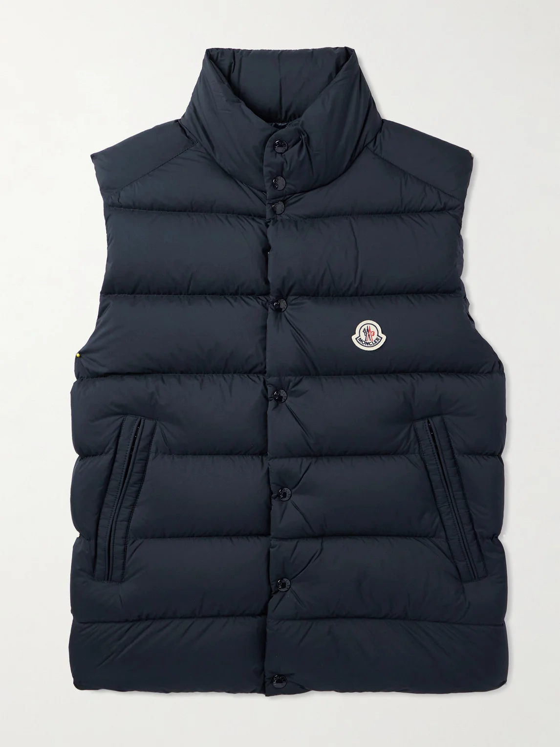 Tibb Logo-Appliquéd Quilted Shell Down Gilet - 1