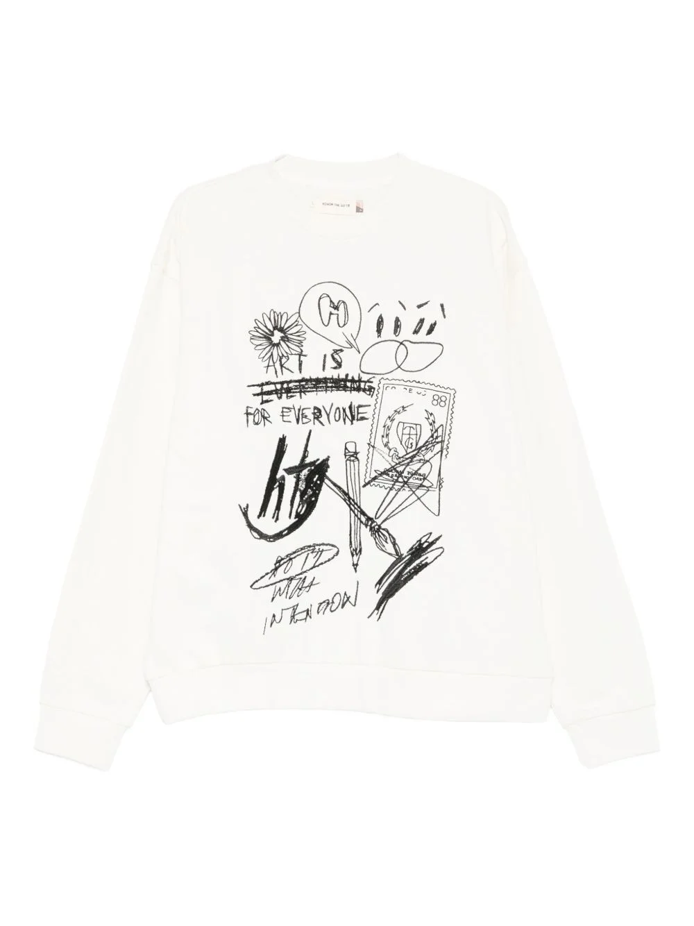 graphic-print sweatshirt - 1
