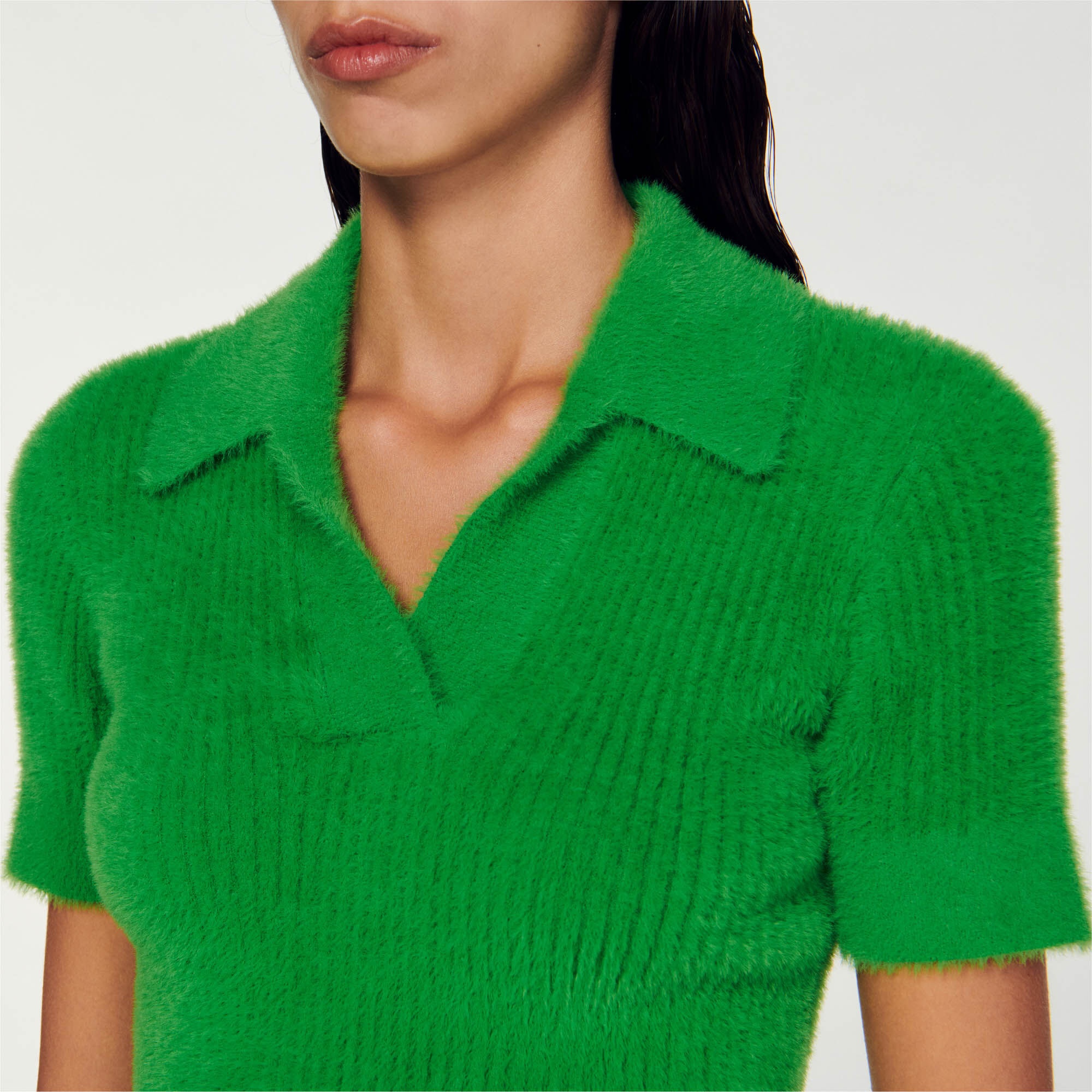 KNITTED POLO SWEATER - 4