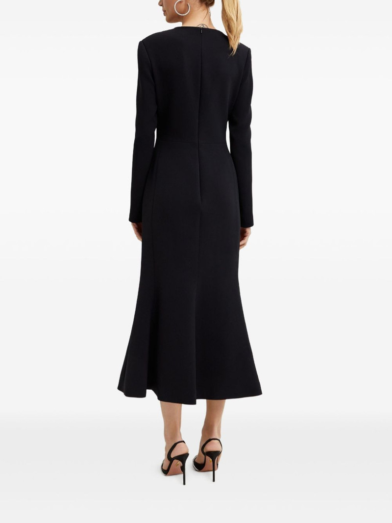 crystal-embellished cut-out midi dress 3
