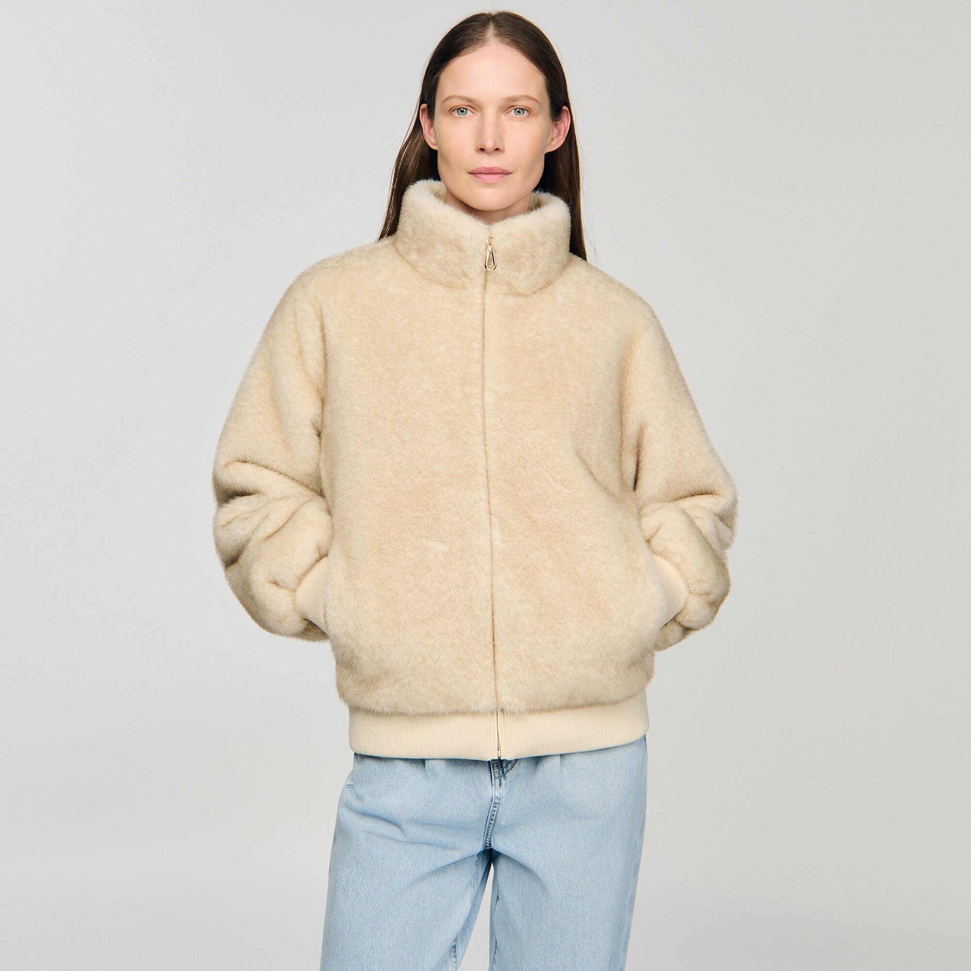 FAUX FUR JACKET - 4