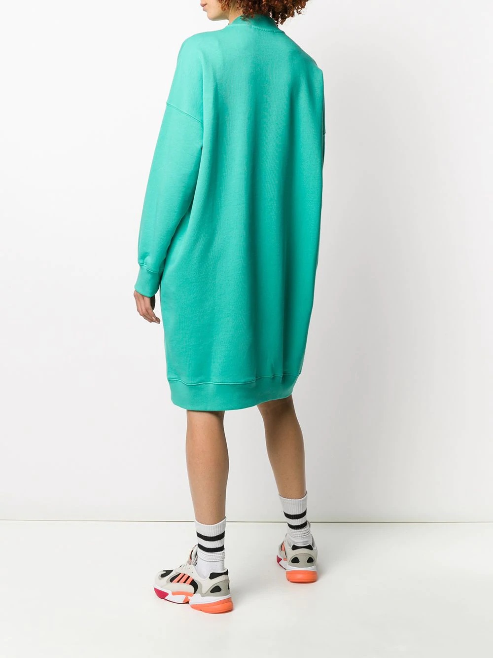 logo sweater dress - 4