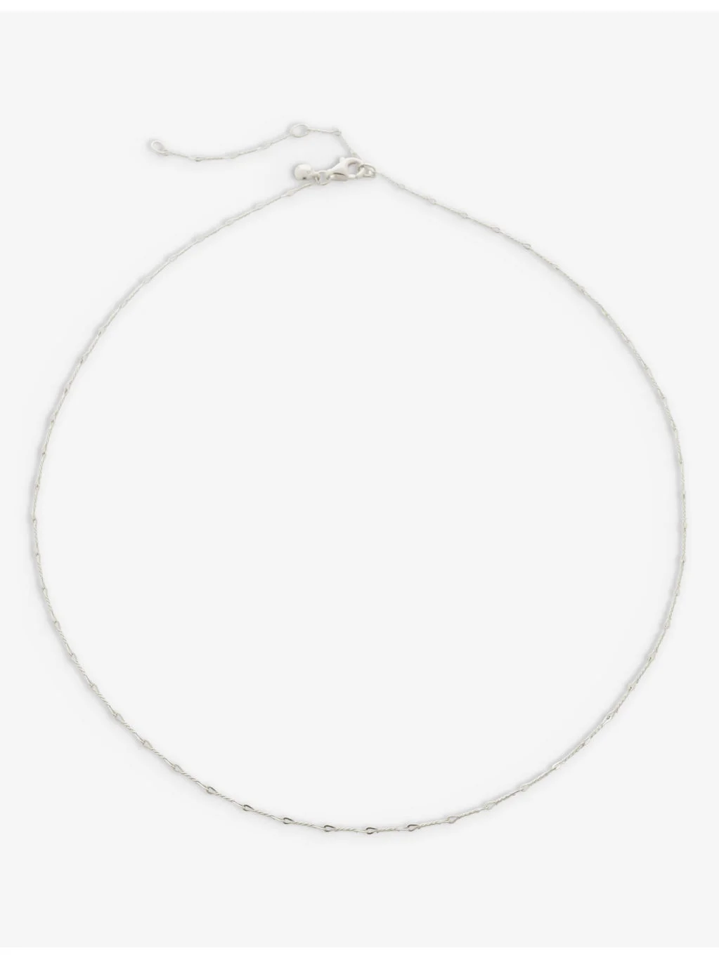 Twist recycled sterling-silver necklace - 1