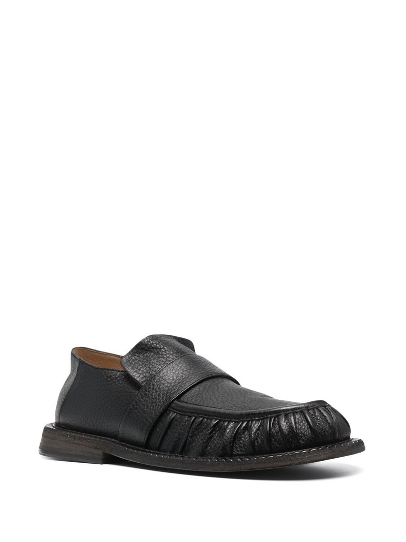 Marsèll Alluce grained leather loafers outlook