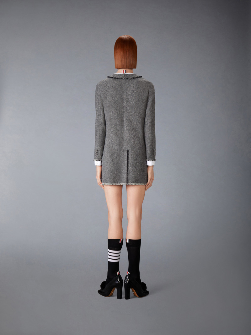 SOLID DONEGAL TWEED TROMPE L'OEIL DRESS 4