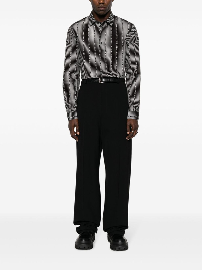 VERSACE JEANS COUTURE logo-print striped shirt outlook
