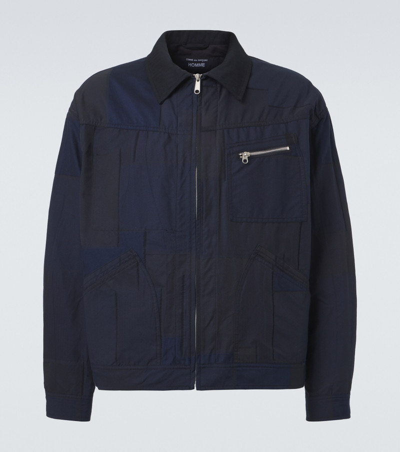 Cotton-blend blouson jacket 1