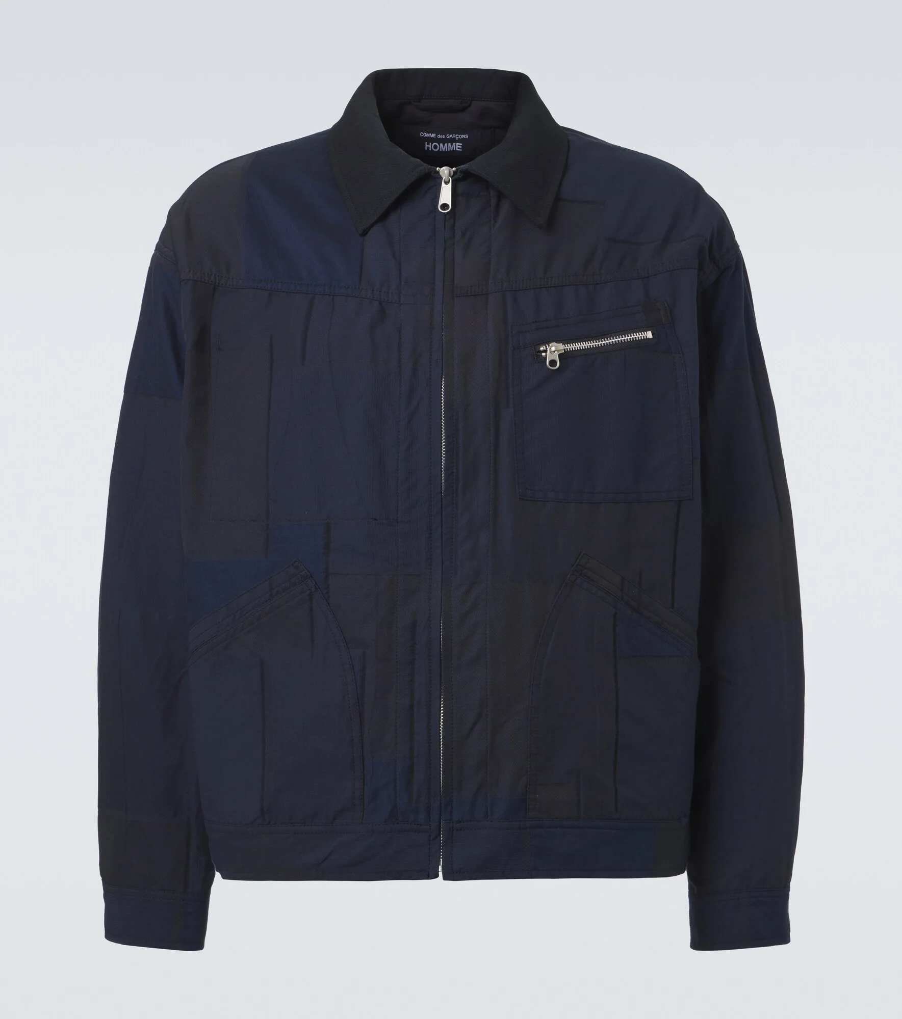 Cotton-blend blouson jacket - 1