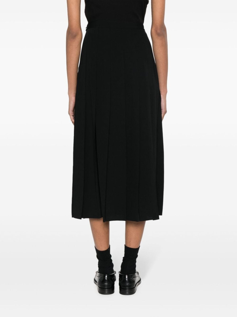 pleated hight-waist skirt 4
