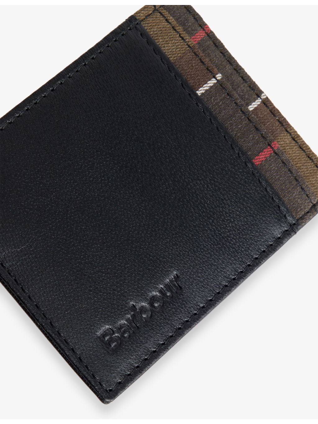 Tartan Leather Wallet and Card Holder Gift Set - 4