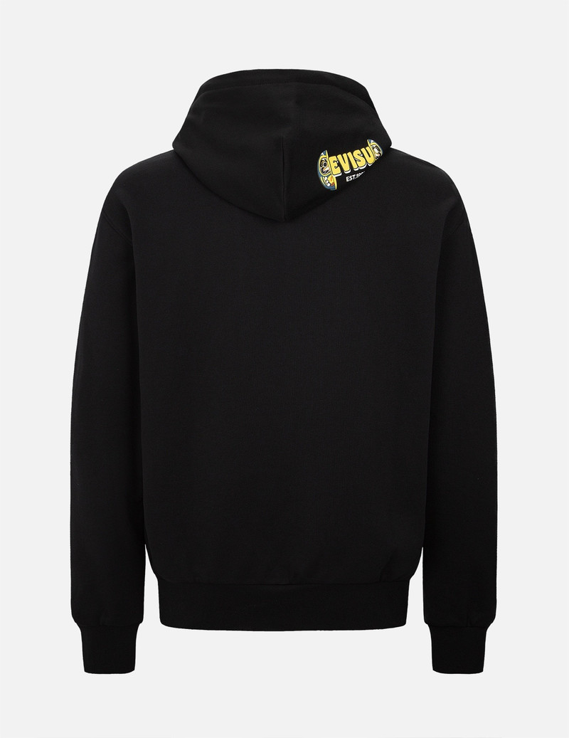 EVISU SQUAD SEAGULL PRINT HOODED SWEATSHIRT 2