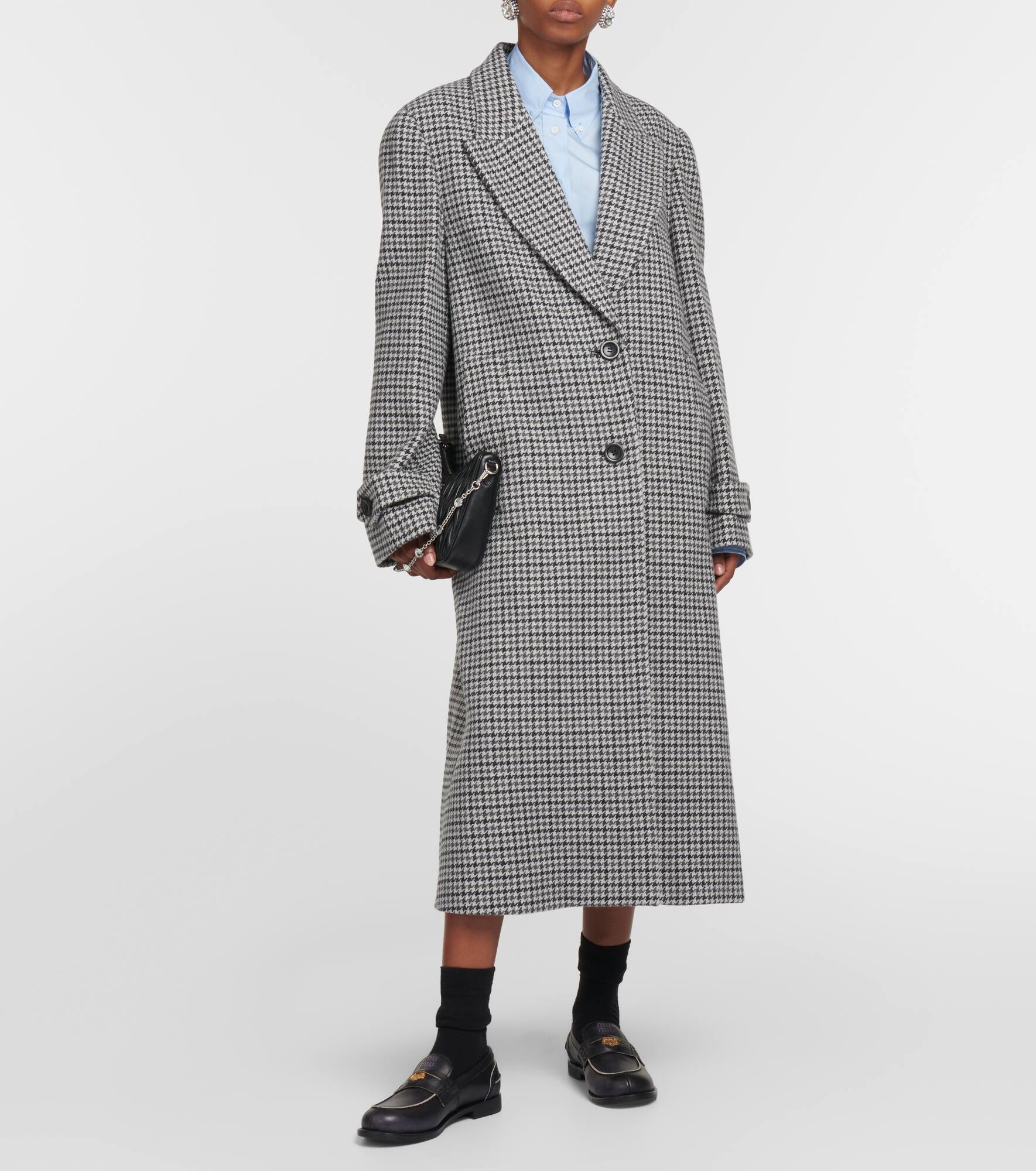Single-breasted virgin wool coat - 8