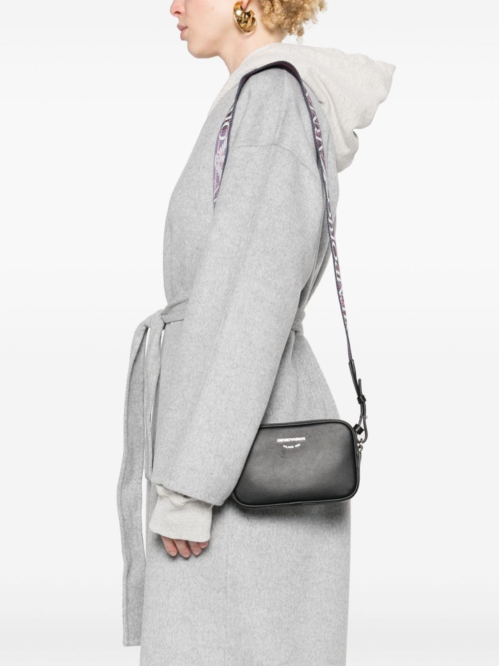 logo-debossed crossbody bag - 2