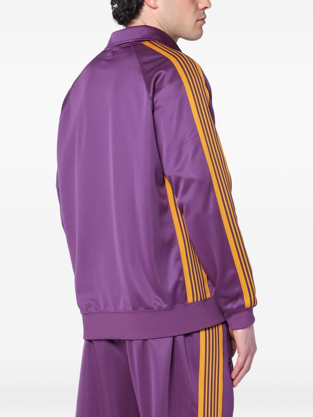 butterfly-embroidered track jacket - 3