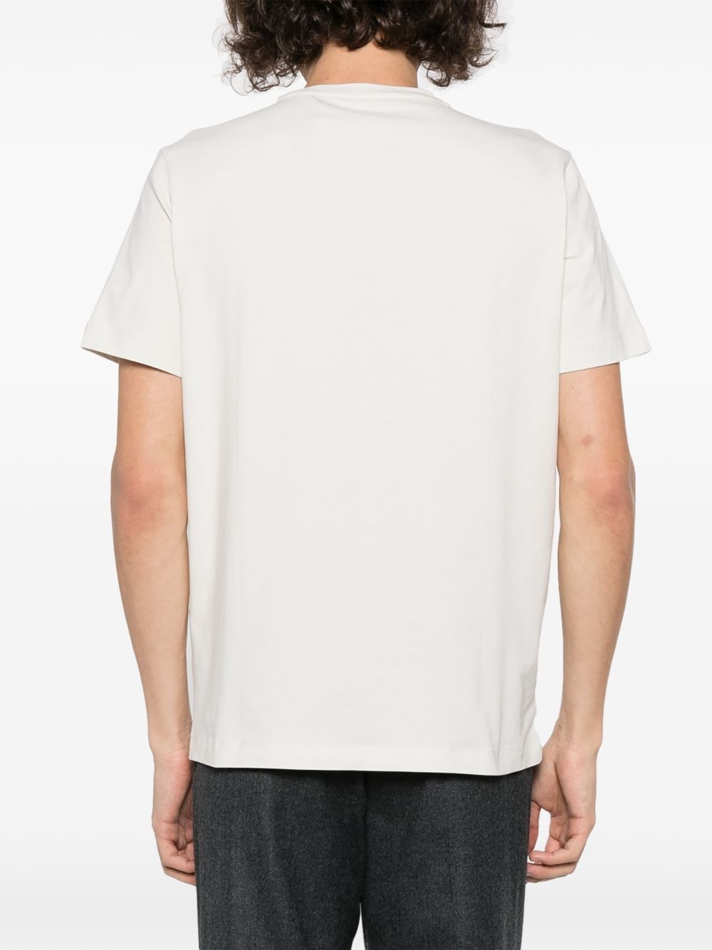 logo-embroidered crew-neck T-shirt - 4