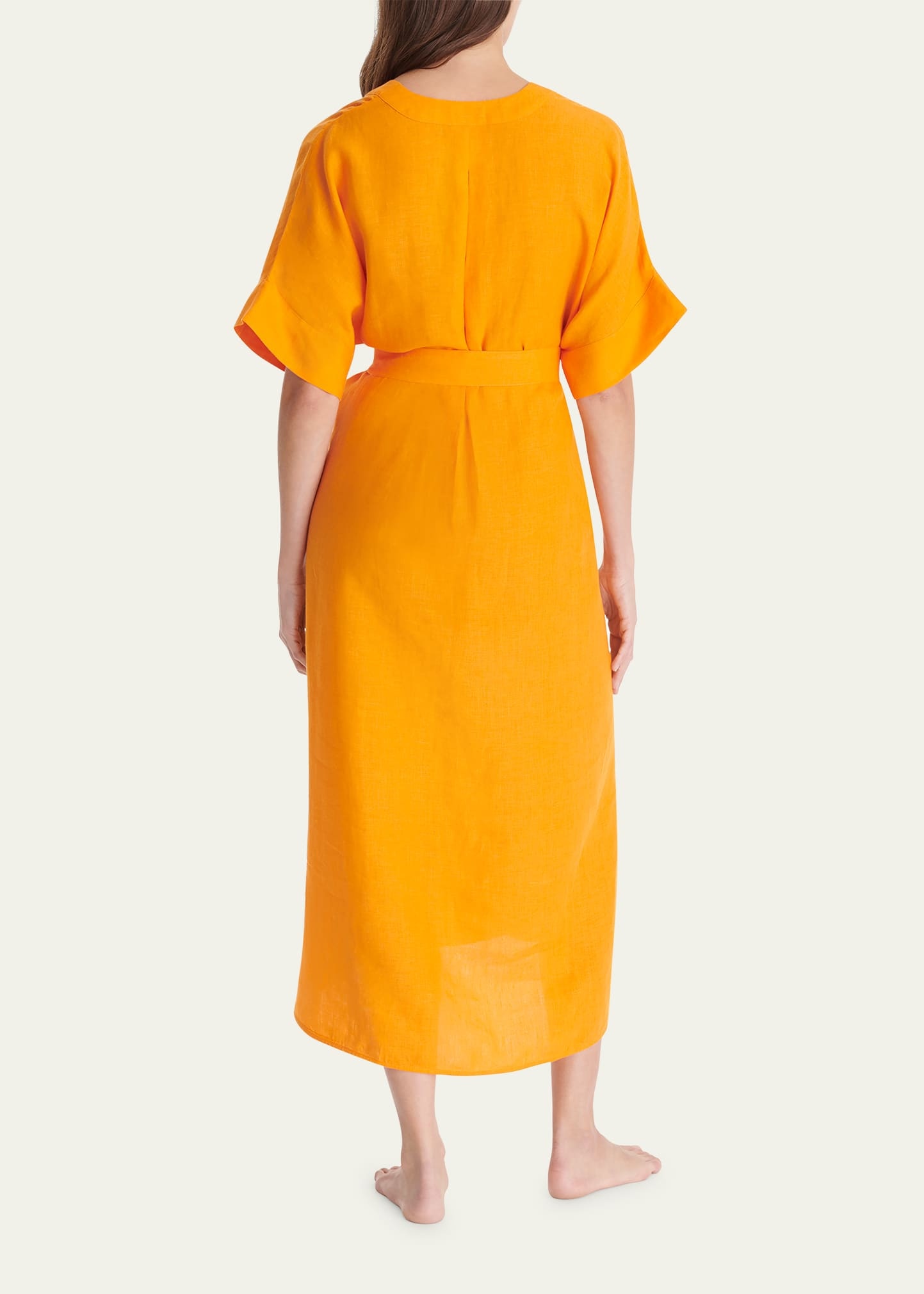 Bibi Linen Kaftan Coverup - 3