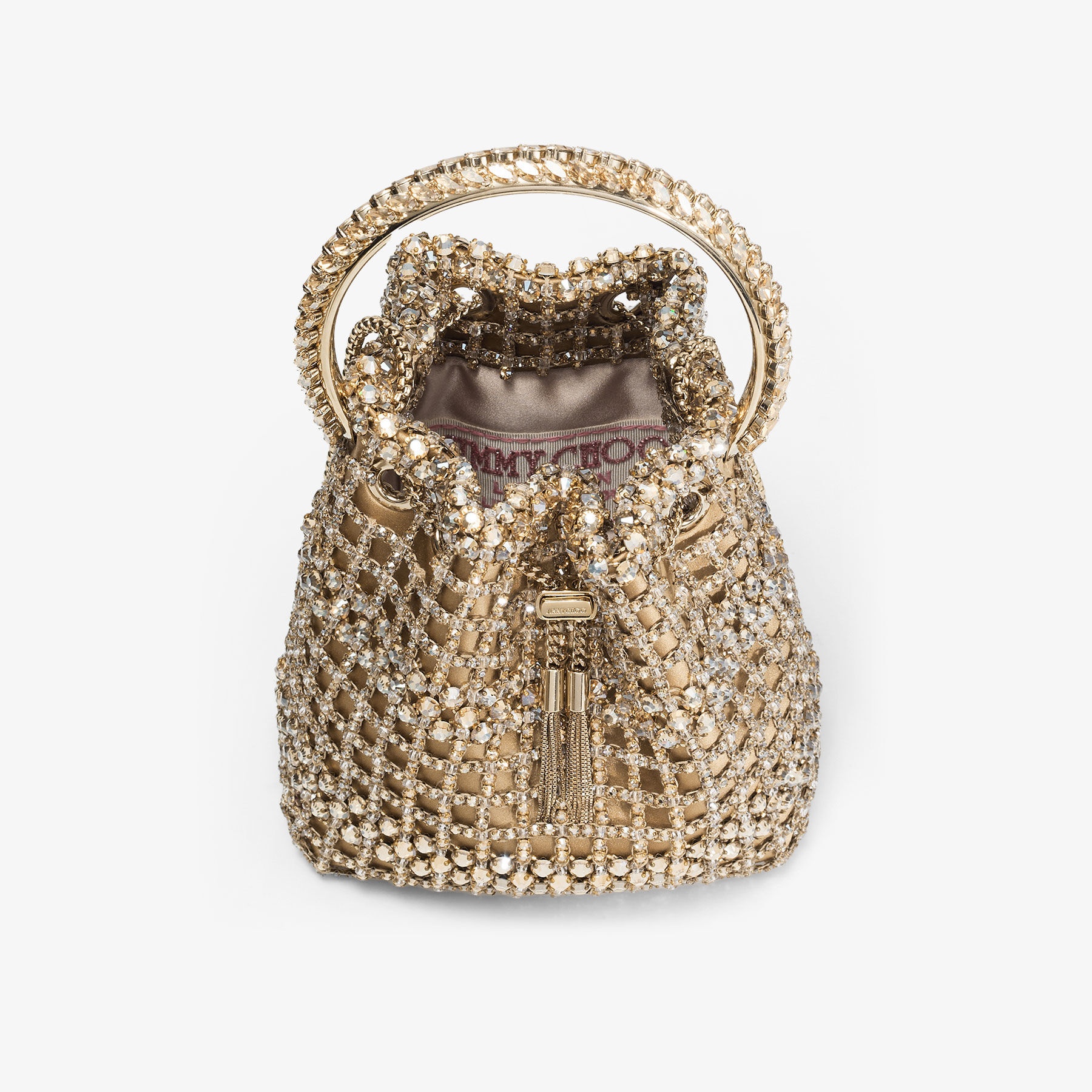 Atelier Bon Bon
Gold Satin Crystal Bag - 4