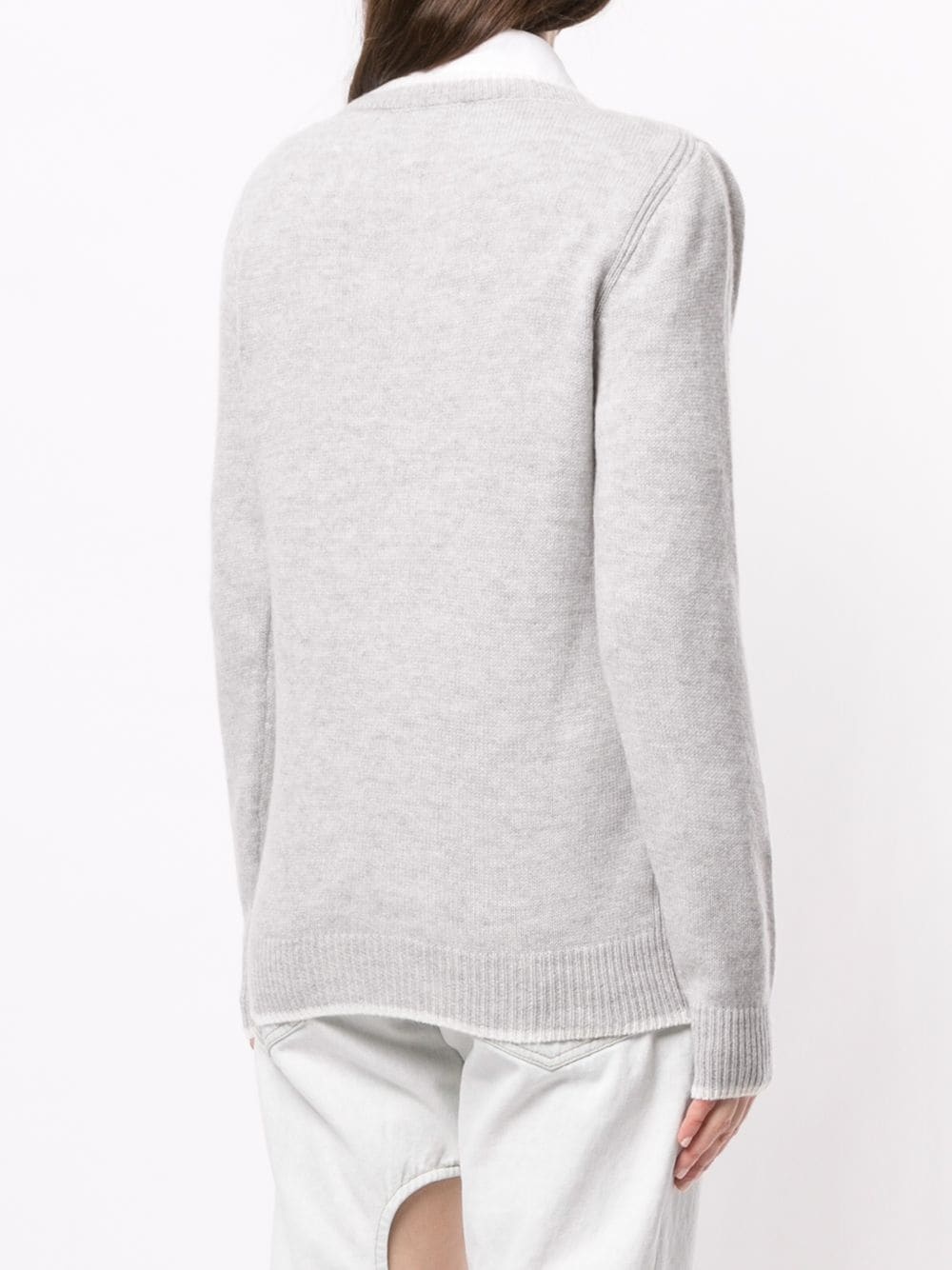 crew-neck knit jumper - 4