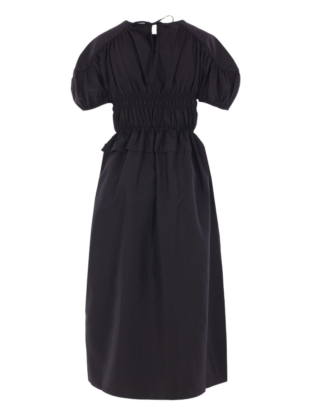 smocked midi dress - 2