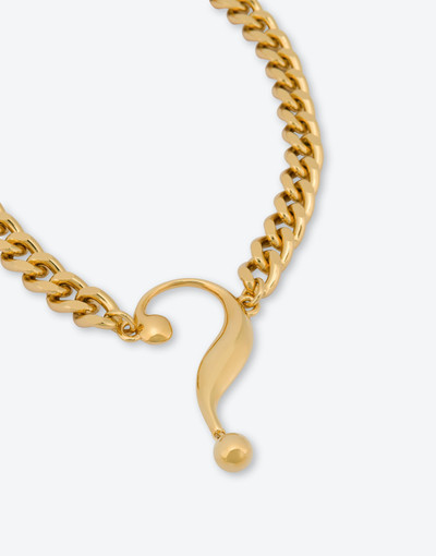 Moschino HOUSE SYMBOLS !? CHAIN NECKLACE outlook