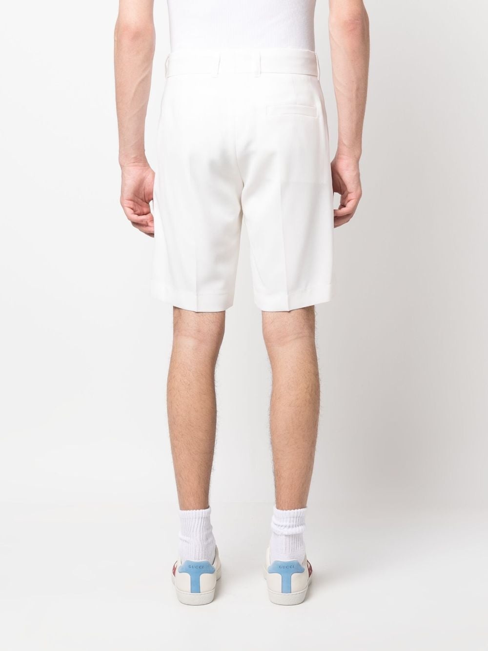 virgin wool bermuda shorts - 4