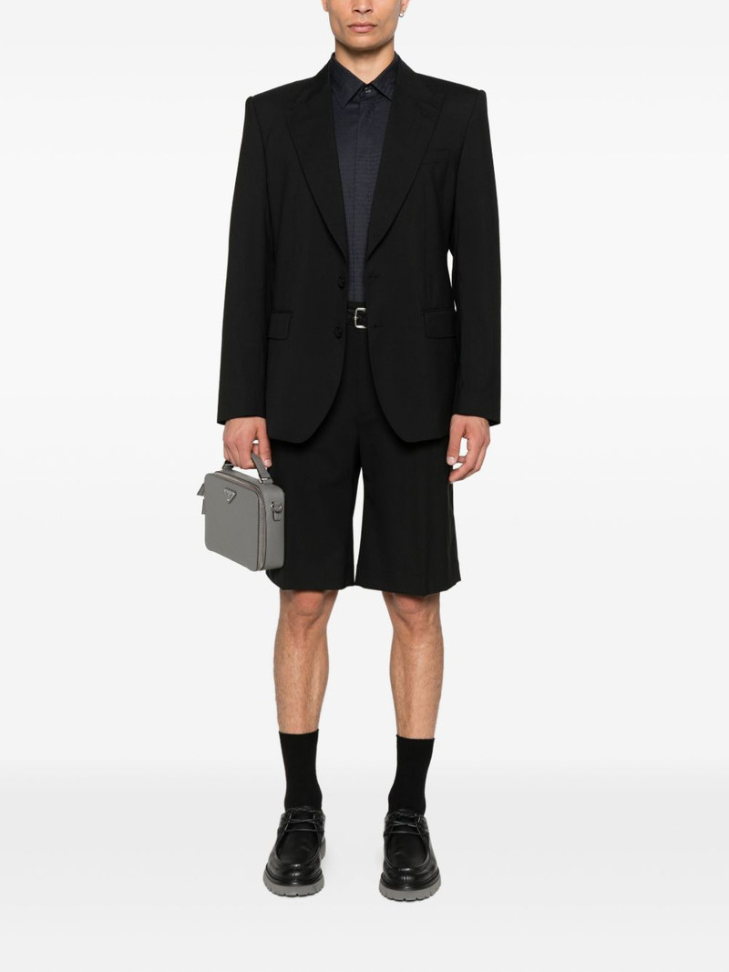 EMPORIO ARMANI monogram-print shirt outlook