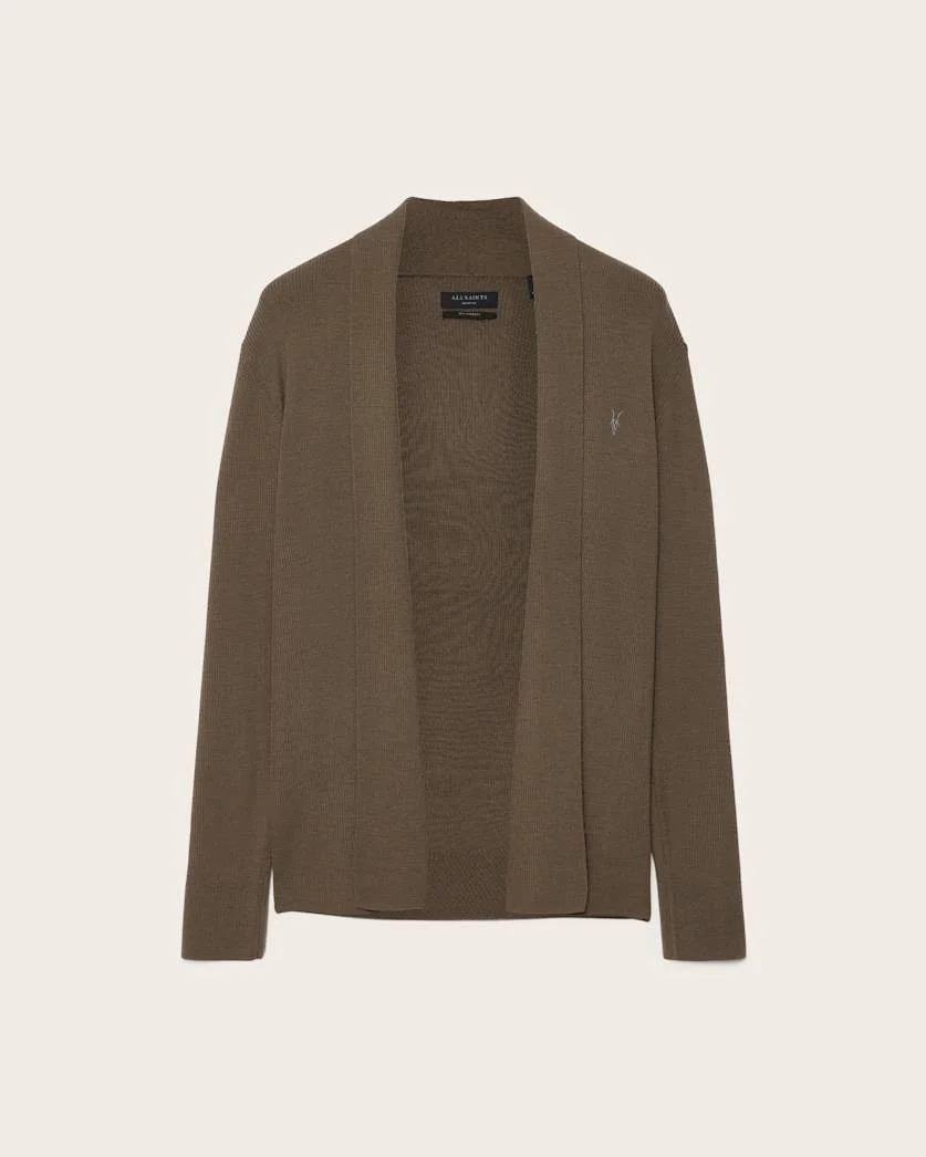 MODE MERINO RAMSKULL OPEN CARDIGAN - 1