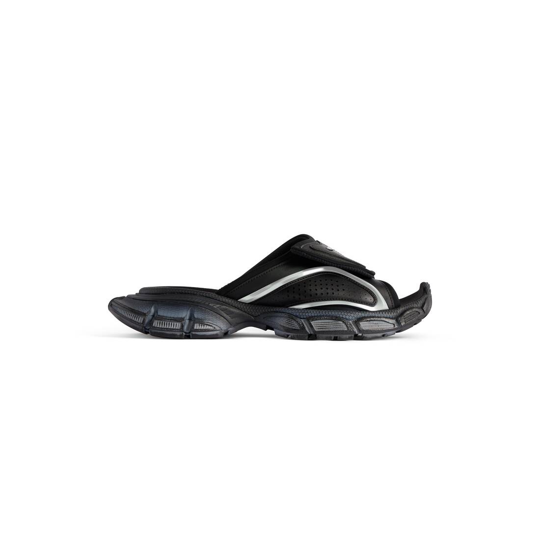 BALENCIAGA Men's 3xl Slide Sandal in Black | REVERSIBLE