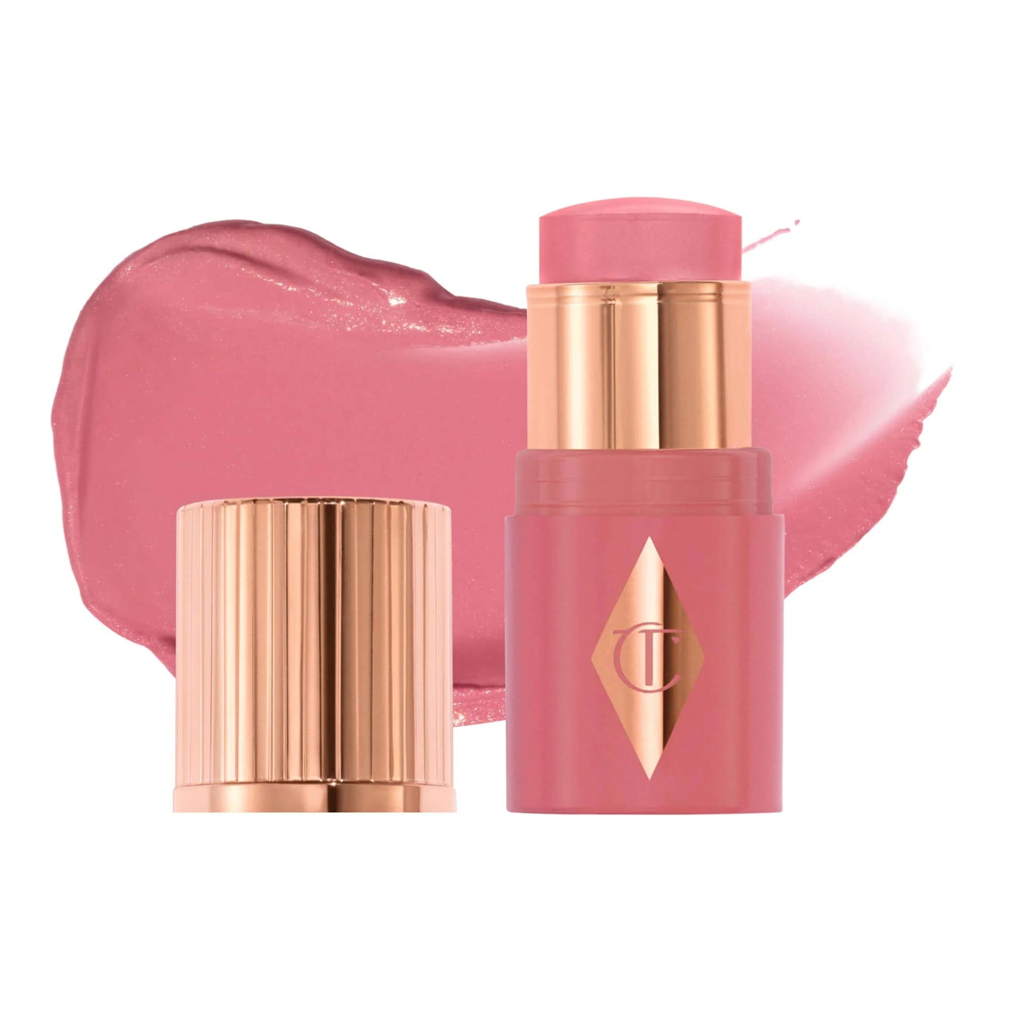 Mini Unreal Lip + Cheek Glow Blush Stick with Hyaluronic Acid - 1