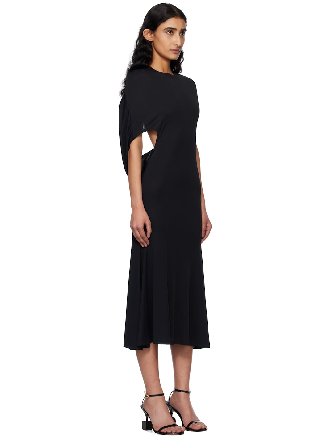 Black 'La Robe Salerno' Midi Dress - 2