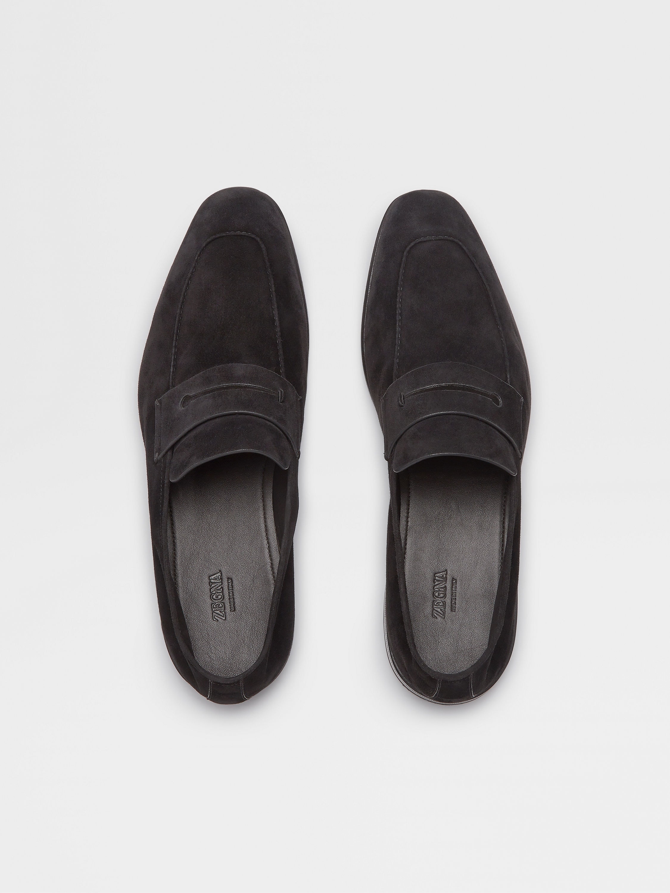 BLACK SUEDE L'ASOLA LOAFERS - 5