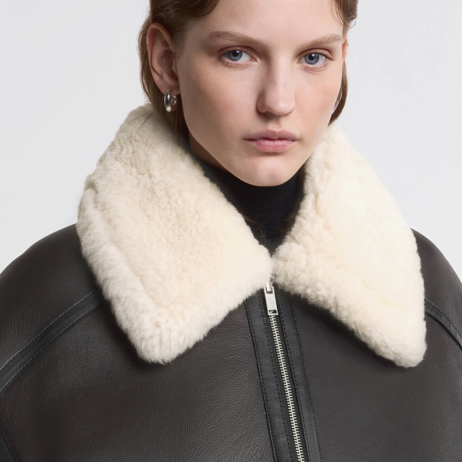 Jacket in reversible shearling - 8