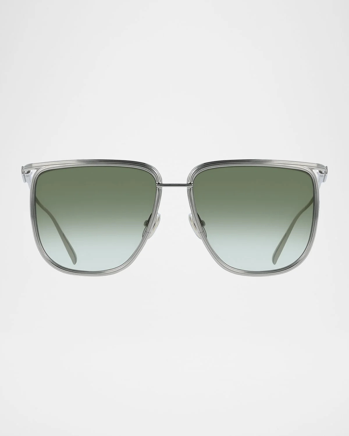 Rectangle Metal Sunglasses - 1