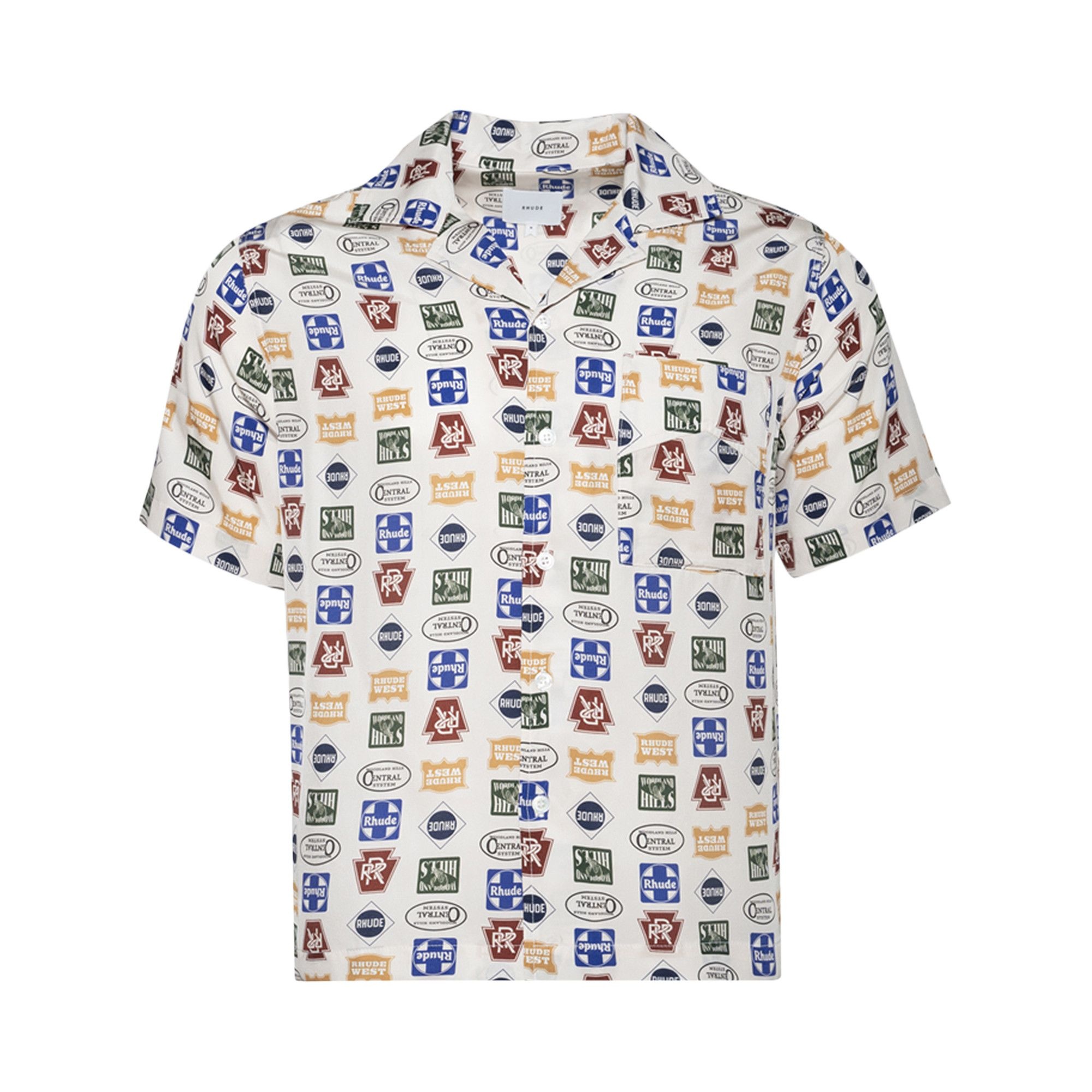 Rhude Trucker Print Shirt 'Multicolor' - 1