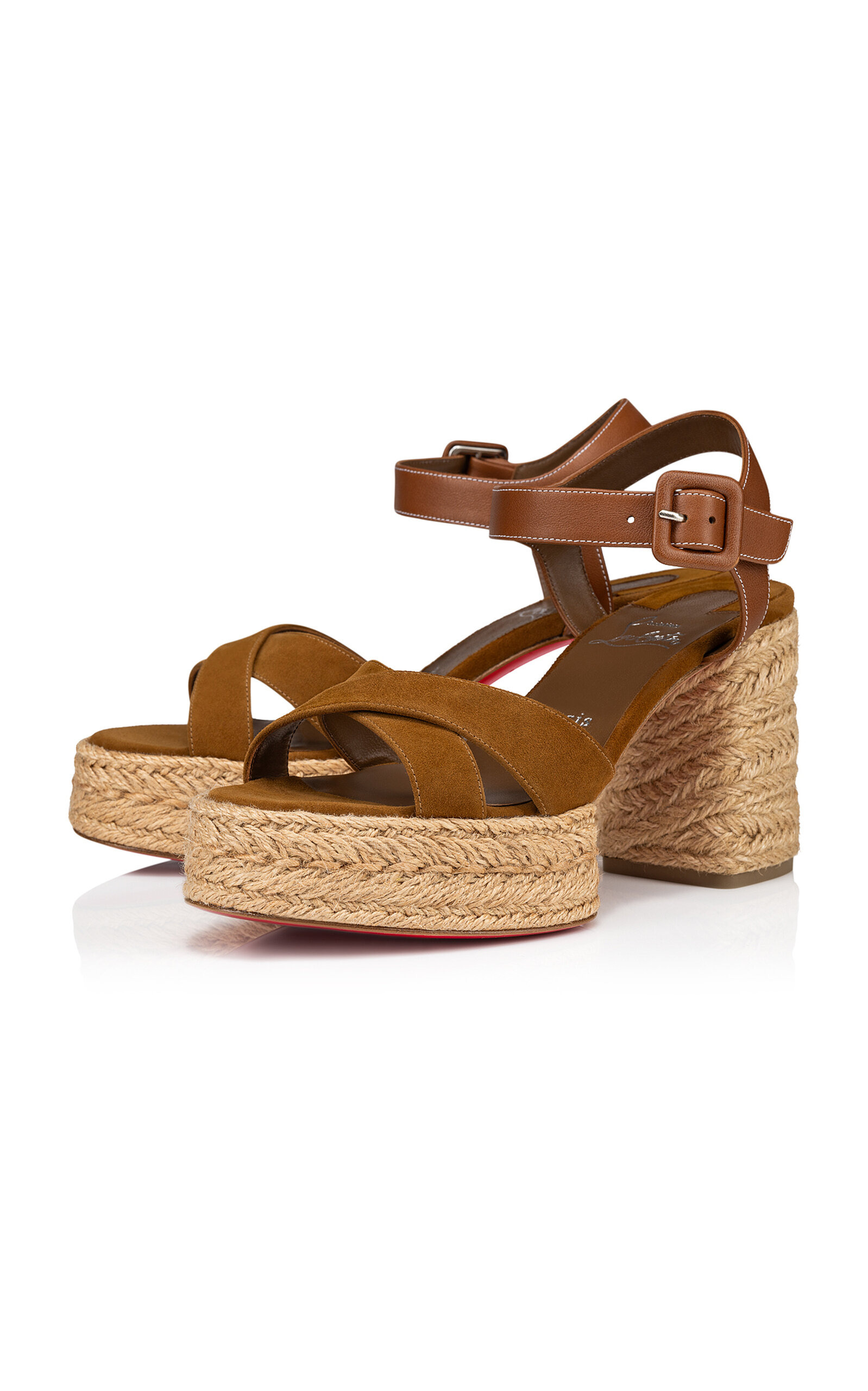 Calakala 70mm Leather Platform Sandals brown - 5