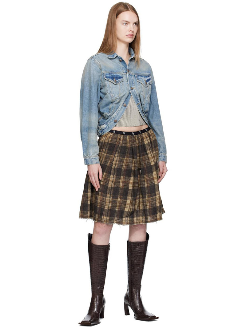 R13 Blue Wrap Around Denim Trucker Jacket outlook