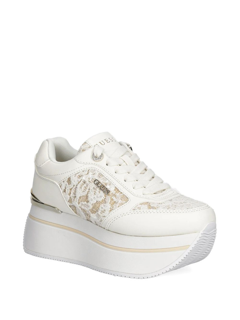 GUESS USA lace platform sneakers outlook
