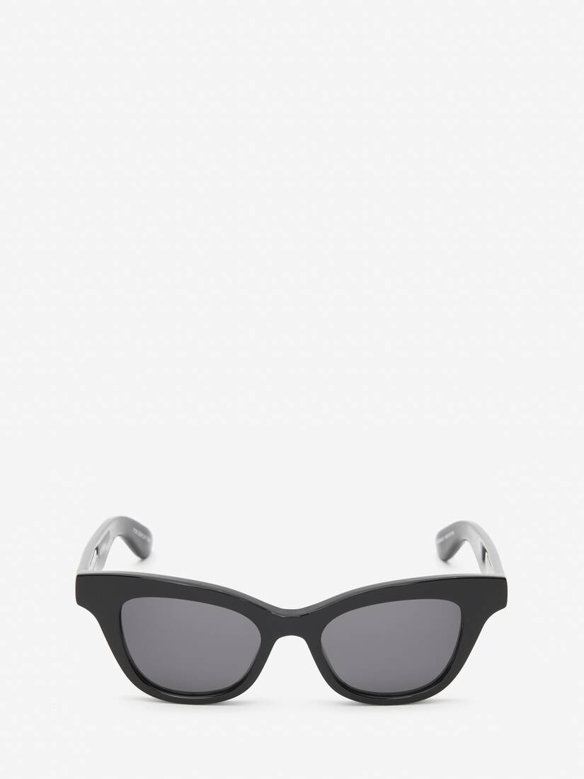 Women's McQueen Cat-eye Sunglasses in Schwarz - 1