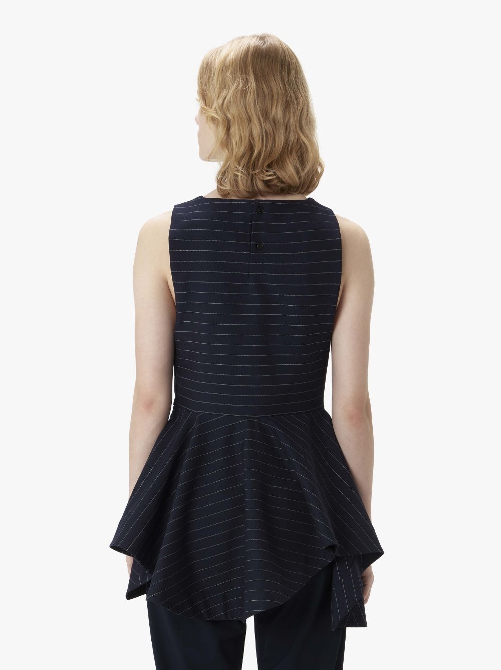 JW Anderson SLEEVELESS PEPLUM TOP | REVERSIBLE